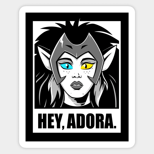 Hey, Adora. Sticker by wloem